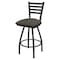 Holland Bar Stool Co 30" Swivel Bar Stool, Pewter Finish, Graph Chalice Seat X410 - alternate 1